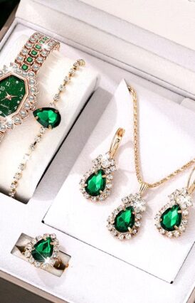 6pcs Women's Elegant jewelry Set