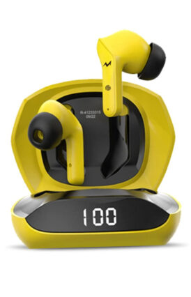 TEMPT? Thunder True Wireless Earbuds with OxyAcoustics Technology, TWS in Ear Earphone with Passive Noise Cancellation, 10mm Bass Drivers, Upto 24H Playtime, IPX4 Water Resistant