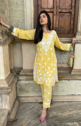 Bushra  Modal Straight Kurta Set