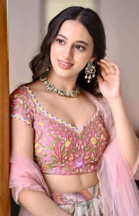 Floral Bloom Wedding Luxe Lahenga Choli Set